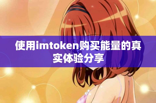 使用imtoken购买能量的真实体验分享