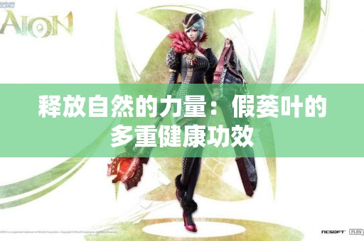 释放自然的力量：假蒌叶的多重健康功效