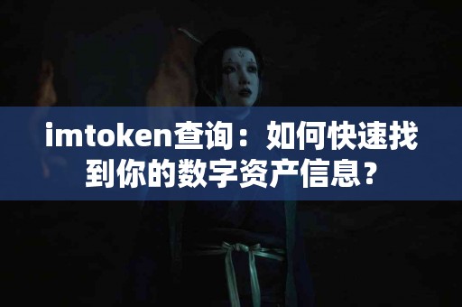imtoken查询：如何快速找到你的数字资产信息？