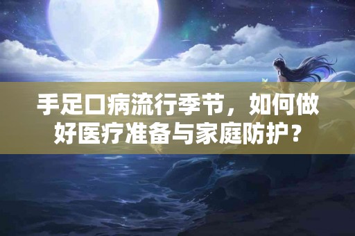 手足口病流行季节，如何做好医疗准备与家庭防护？