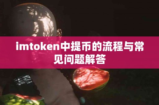 imtoken中提币的流程与常见问题解答