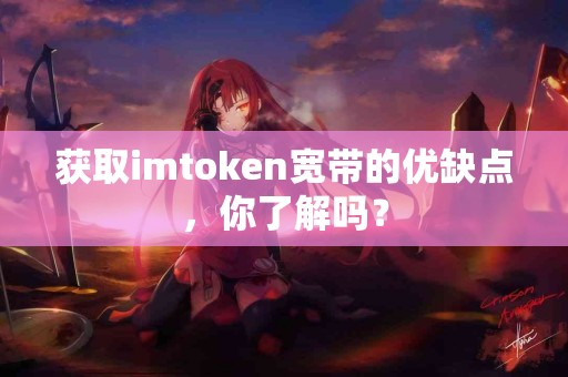 获取imtoken宽带的优缺点，你了解吗？