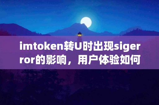 imtoken转U时出现sigerror的影响，用户体验如何？