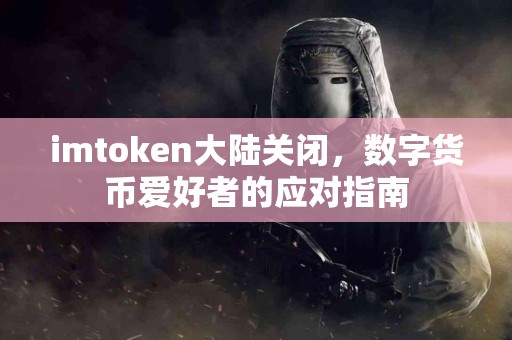 imtoken大陆关闭，数字货币爱好者的应对指南