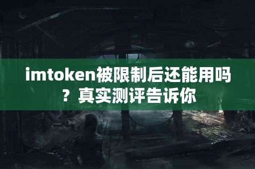 imtoken被限制后还能用吗？真实测评告诉你
