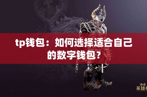 tp钱包：如何选择适合自己的数字钱包？
