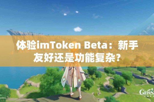 体验imToken Beta：新手友好还是功能复杂？