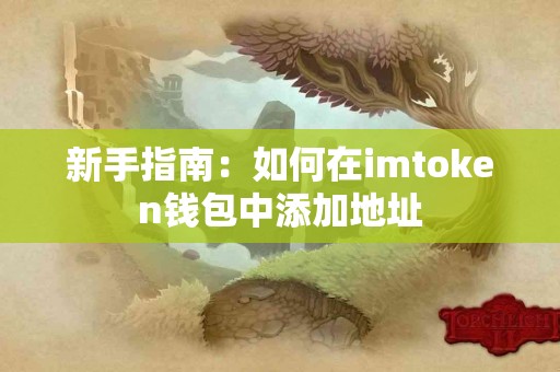 新手指南：如何在imtoken钱包中添加地址