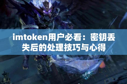 imtoken用户必看：密钥丢失后的处理技巧与心得
