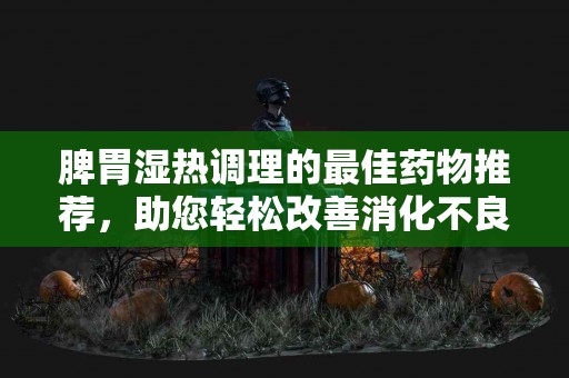 脾胃湿热调理的最佳药物推荐，助您轻松改善消化不良！